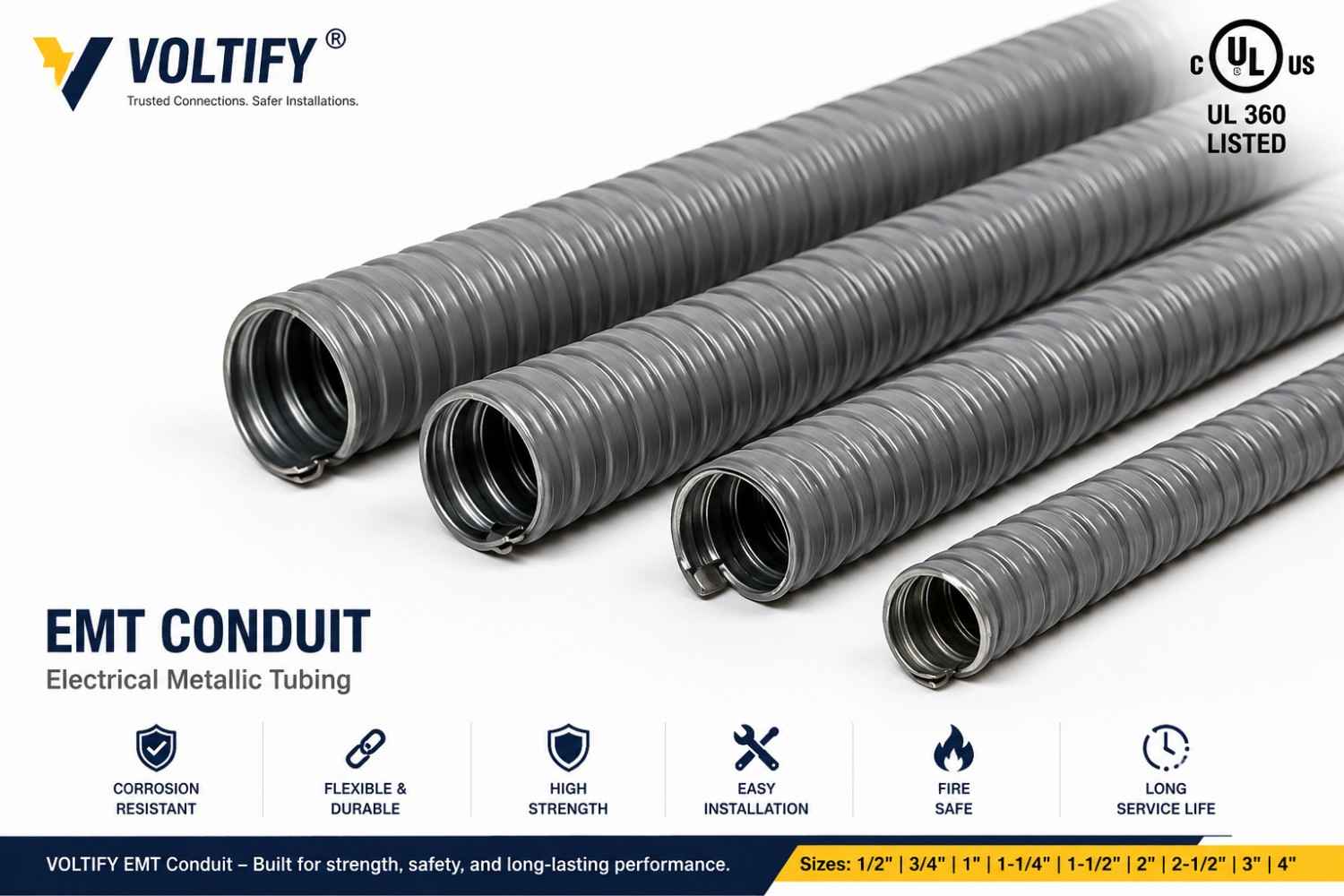 EMT Conduit Pipes